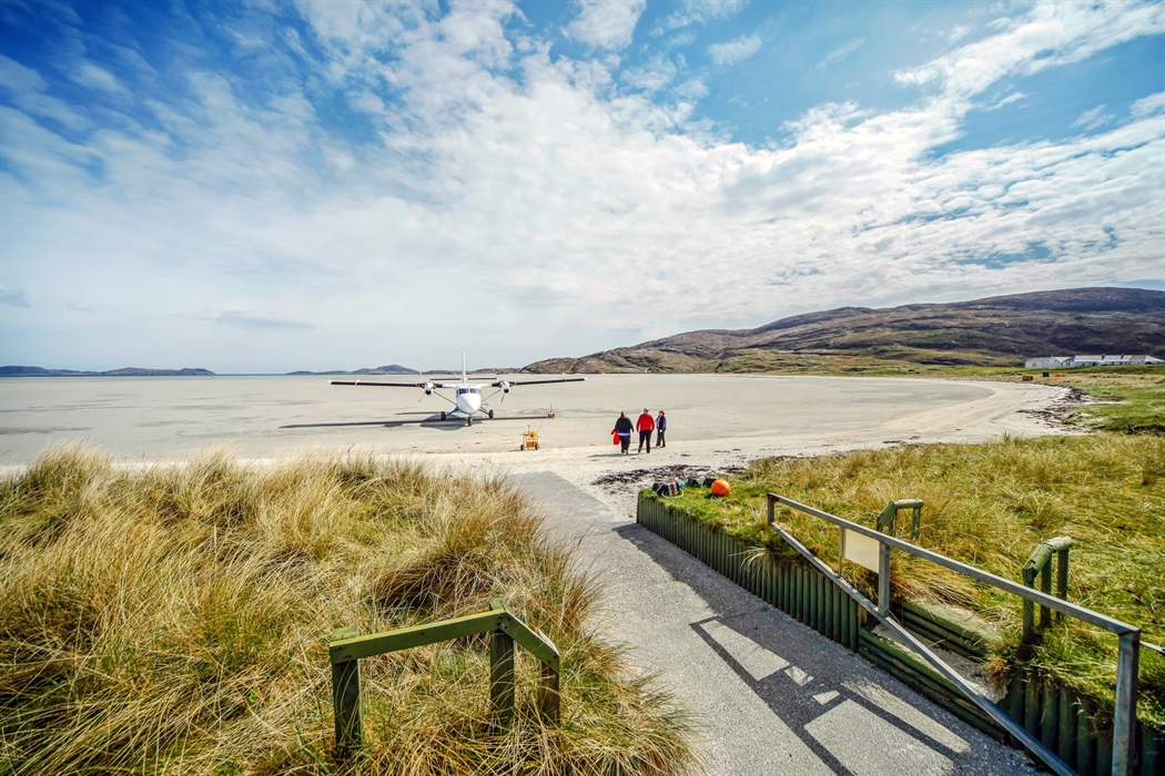 Barra Airport, Traigh Mhor Beach, Isle Of Barra.